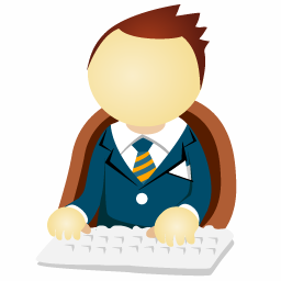 256x256 Man Brown Icon Office Men Iconset Dapino