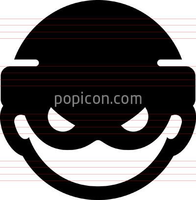 400x408 Computer Hacker Icon