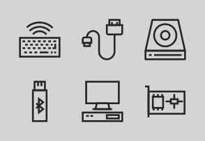 294x203 Computer Hardware Icons