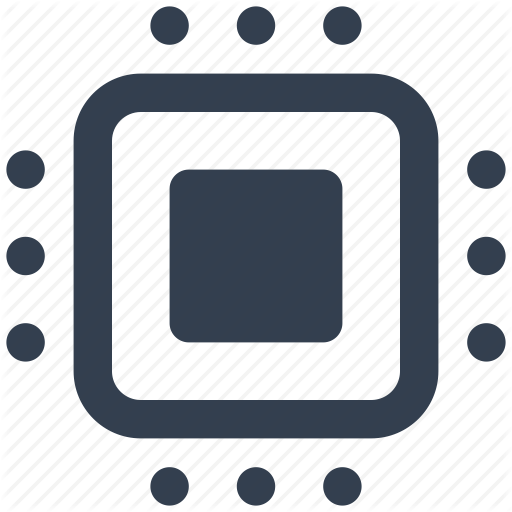 512x512 Chip, Components, Cpu, Electronics, Hardware, Parts, Processor Icon