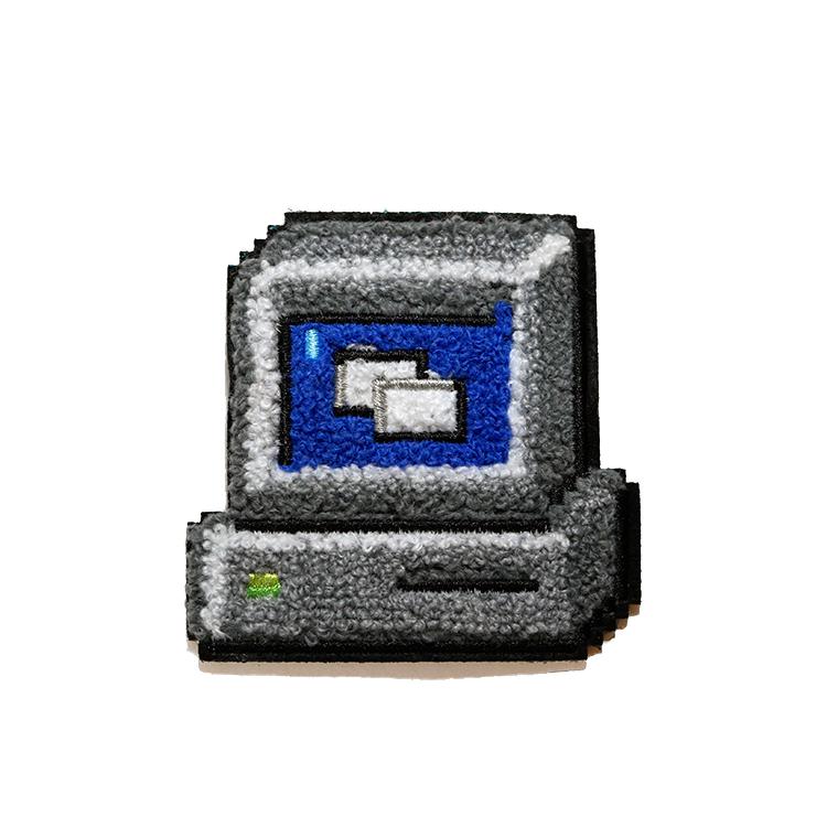 Computer Icon Chenille Patch 750x750 Computer Icon Chenille Patch