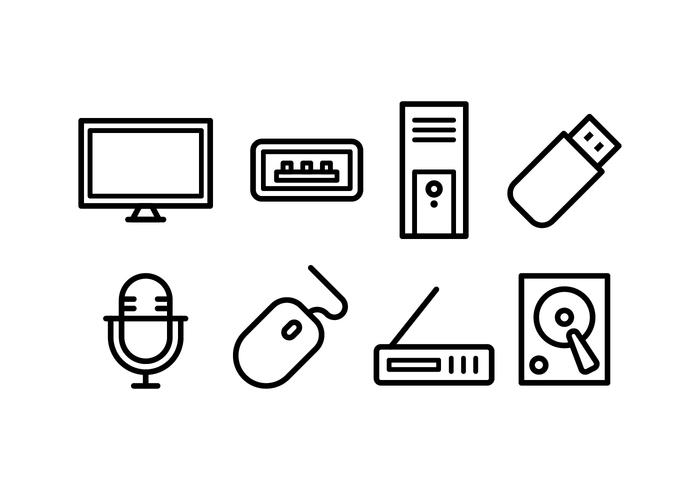 700x490 Computer Accessories Icon Pack