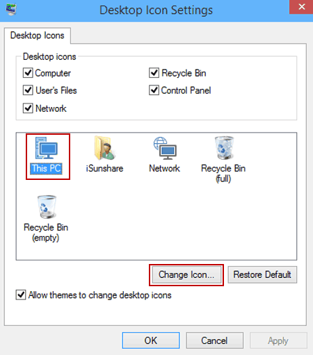 450x511 How To Change Desktop Icons In Windows