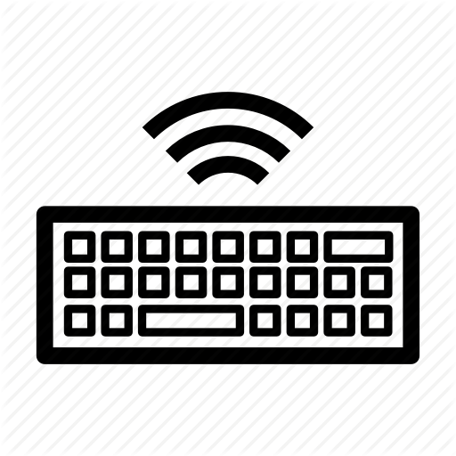 512x512 Cartoon, Computer, Keyboard, Technology, Wireless, Wireless