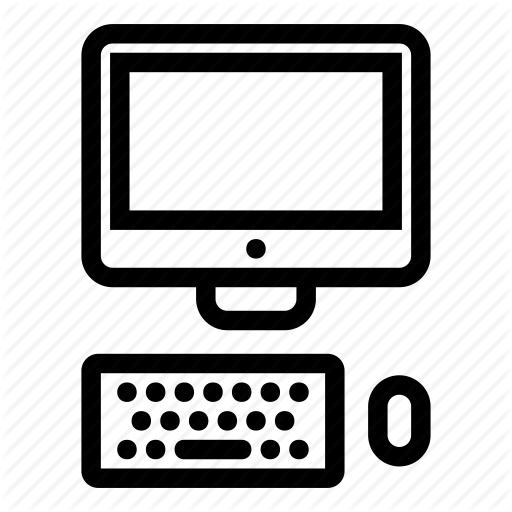 512x512 Computer, Desktop, Display, Keyboard, Mouse, Personal, Screen Icon