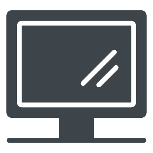 512x512 Computer Monitor Flat School Icon