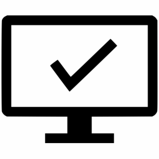 320x320 Picture Library Computer Monitor Mark Png Icon