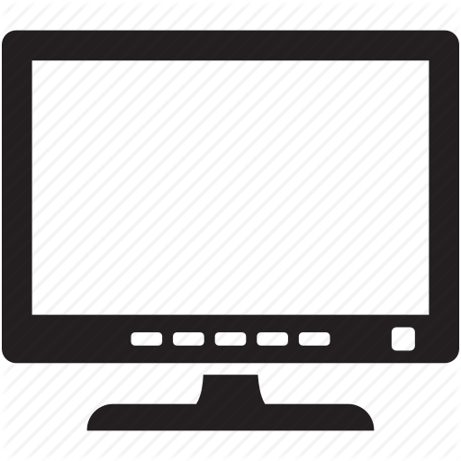 512x512 Computer, Desktop, Display, Lcd, Led, Monitor, Screen Icon