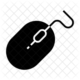 256x256 Computer Mouse Icon Of Glyph Style