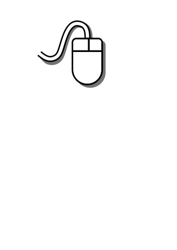 353x500 Wired Computer Mouse Icon Vector Mage