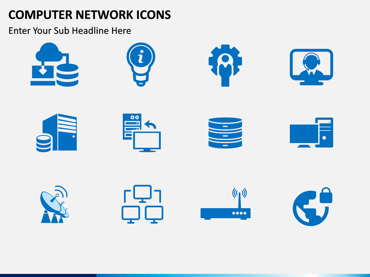 720x540 Computer Network Icons Powerpoint Sketchbubble