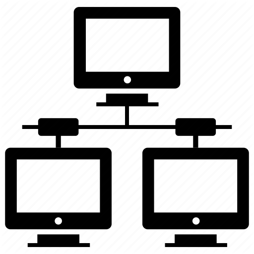 512x512 Computer Network, Network Topology, Networking, Server Hub, Server
