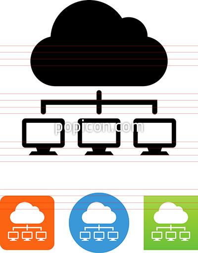 400x511 Cloud Network Icon