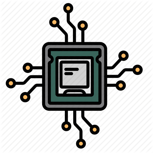 512x512 Attach, Chips, Components, Computerchip, Internal, Parts, Pc Icon