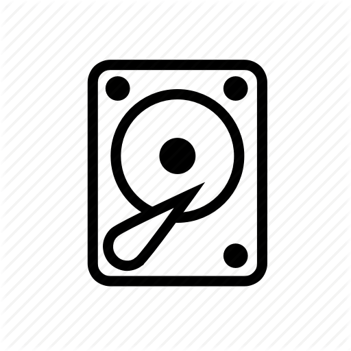 512x512 Byte, Computer Parts, Data, Disk, Harddrive, Hdd, Storage Icon