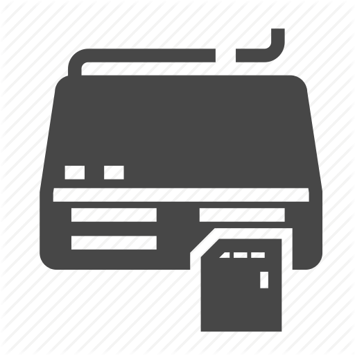 512x512 Card, Computer, Electronix, Parts, Reader, Sd Card Icon