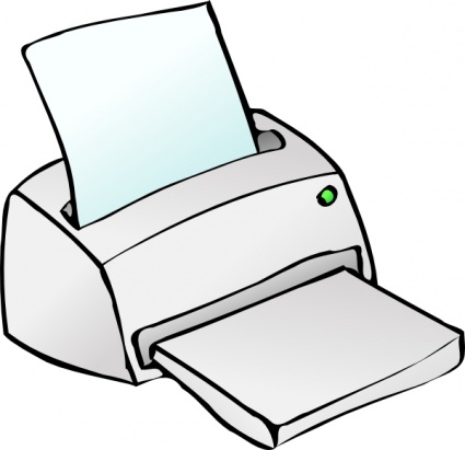 425x411 Free Download Of Computer Printer Icon Outline Electronics