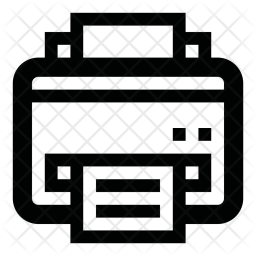 256x256 Printer Icon Of Line Style