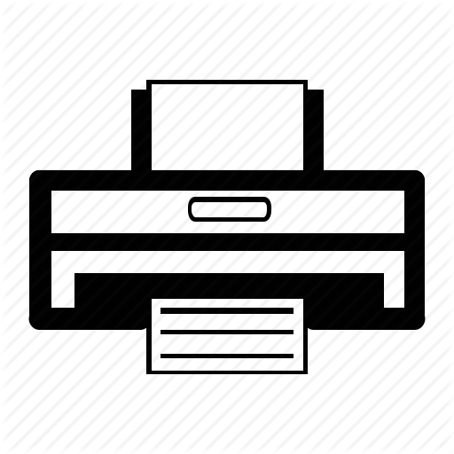 512x512 Computer, Device, Document, Multimedia, Paper, Print, Printer Icon