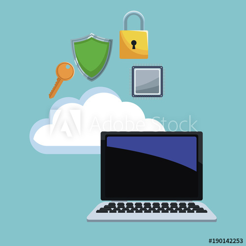 500x500 Cyber Security Icons Icon Vector Illustration Graphic Design