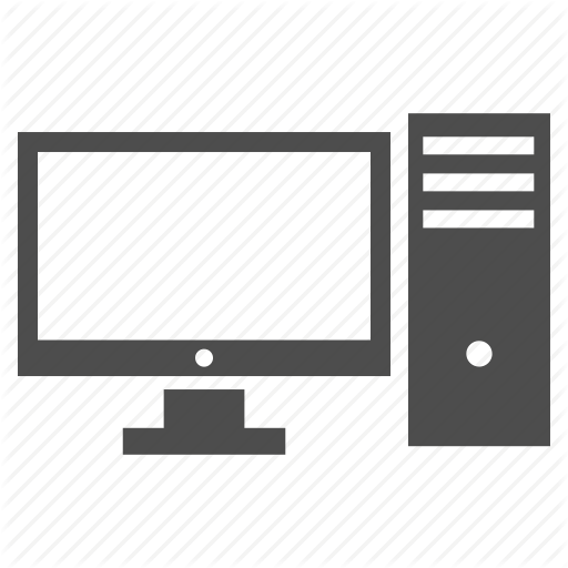512x512 Desktop, Display, Monitor, Office Software, Pc, Screen, Server Icon