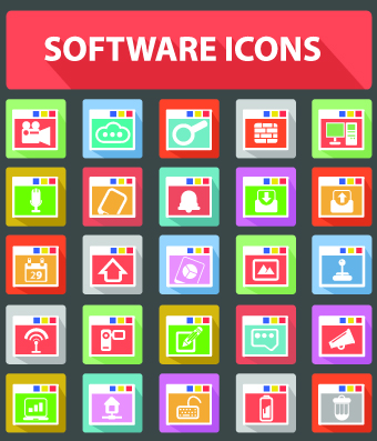 340x397 Software Icons Vector Graphic Free Download