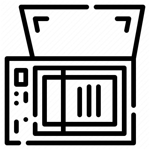 512x512 Computer, Copy, Documents, Scanner, Technology Icon