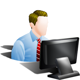 Computer User Icon at Vectorified.com | Collection of Computer User ...