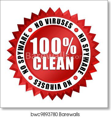 362x382 No Computer Virus, Art Print Barewalls Posters Prints