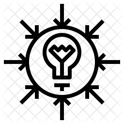 256x256 Concentration On Idea Icon Of Line Style
