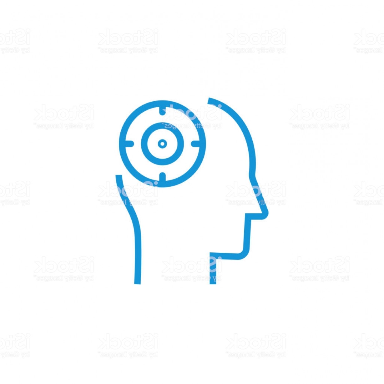 1228x1228 Mental Concentration Icon Mind Focus Icon Concept Marketing