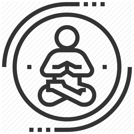 512x512 Concentration, Exercise, Fitness, Meditation, Relax, Yoga Icon