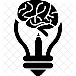 256x256 Idea Concept Icon Of Glyph Style