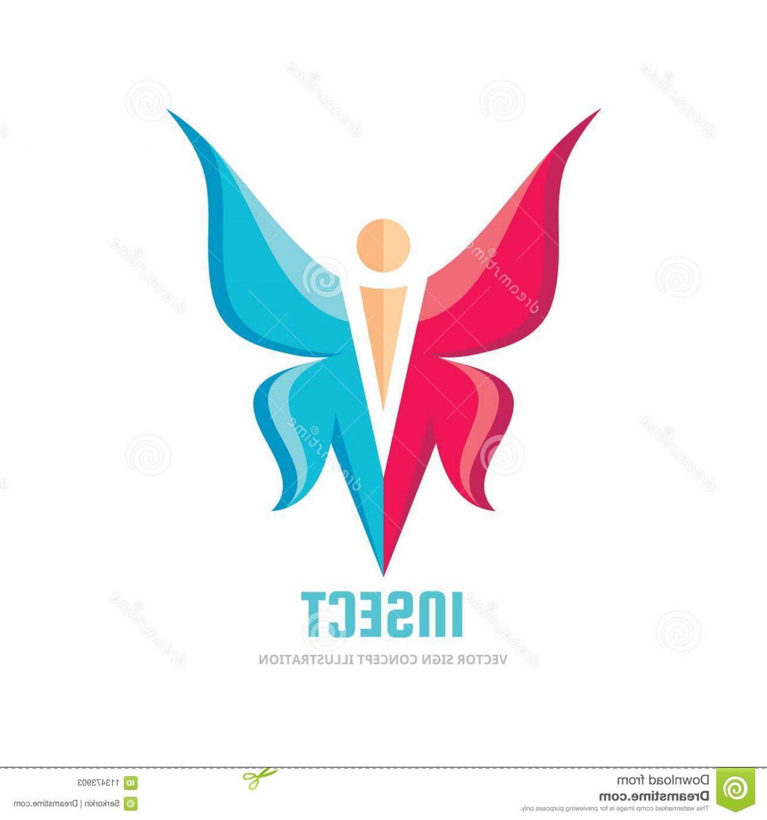 1560x1668 Butterfly Vector Business Logo Template Creative Illustration Flat