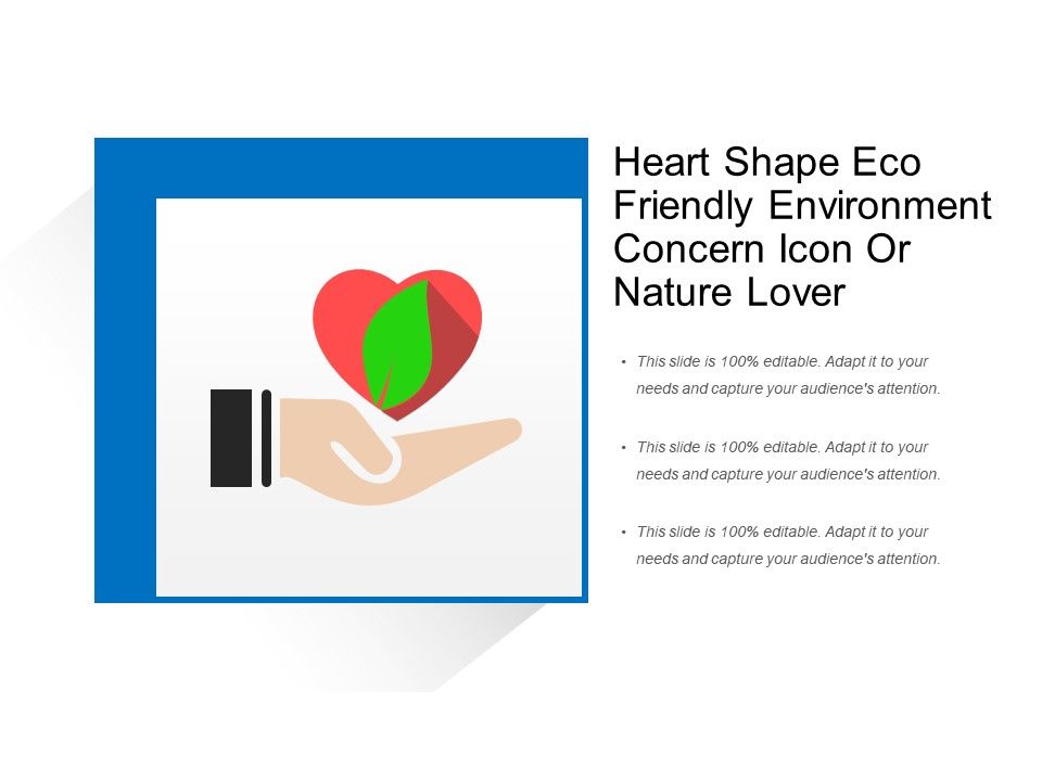 960x720 Heart Shape Eco Friendly Environment Concern Icon Or Nature Lover