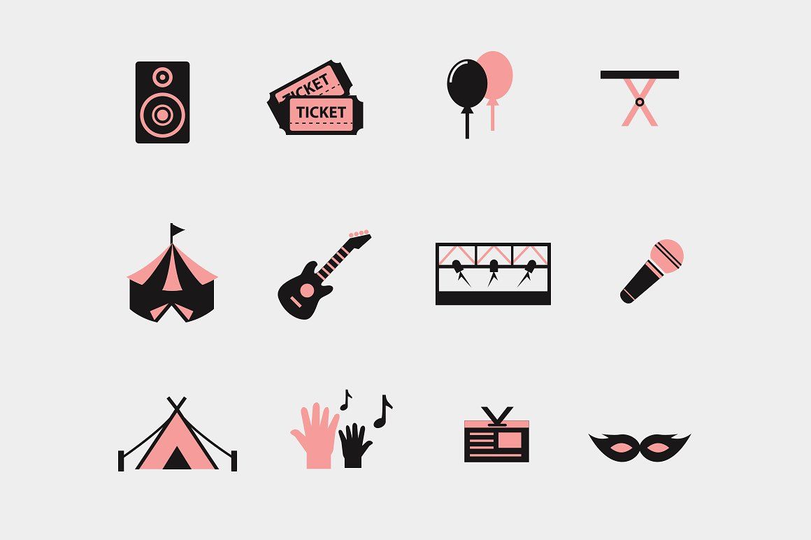 1160x772 Festival And Concert Icons