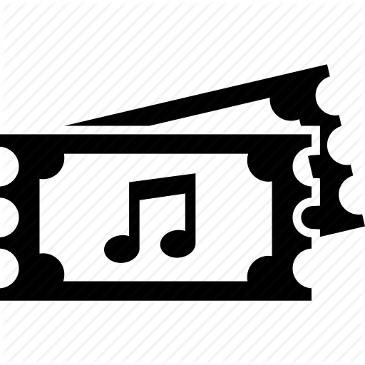 512x512 Concert, Event, Music, Recital, Ticket, Tickets Icon