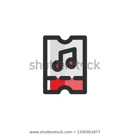 450x470 Concert Ticket Icon, Carnival Amusement Symbol Carnival