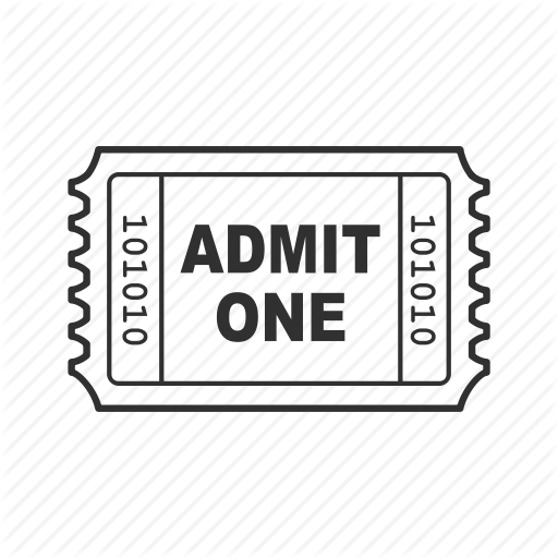 512x512 Admission, Admission Ticket, Concert, Concert Ticket, Movie, Movie