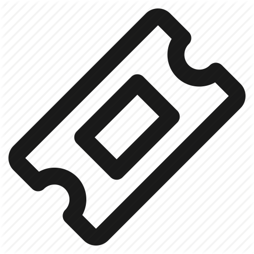 512x512 Admission, Concert, Movie, Raffle, Theater, Ticket Icon