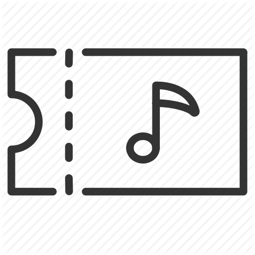 512x512 App, Concert, Event, Music, Ticket Icon