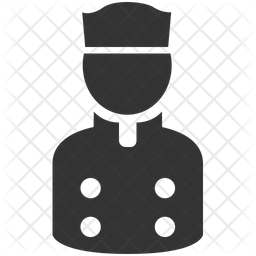 256x256 Concierge Icon Of Glyph Style