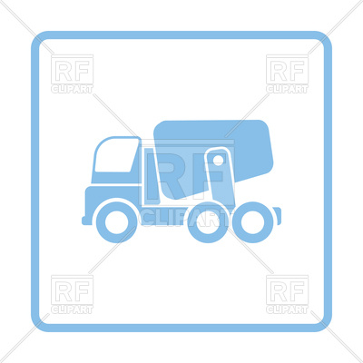 400x400 Icon Of Concrete Mixer Truck Vector Image Of Signs, Symbols, Maps