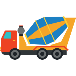 256x256 Concrete Mixer Truck Icon Myiconfinder