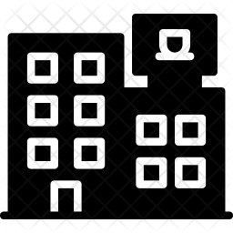 256x256 Condo Icon Of Glyph Style