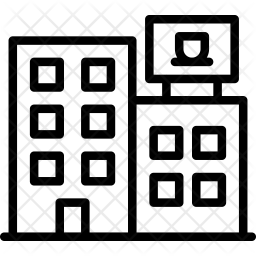 256x256 Condo Icon Of Line Style