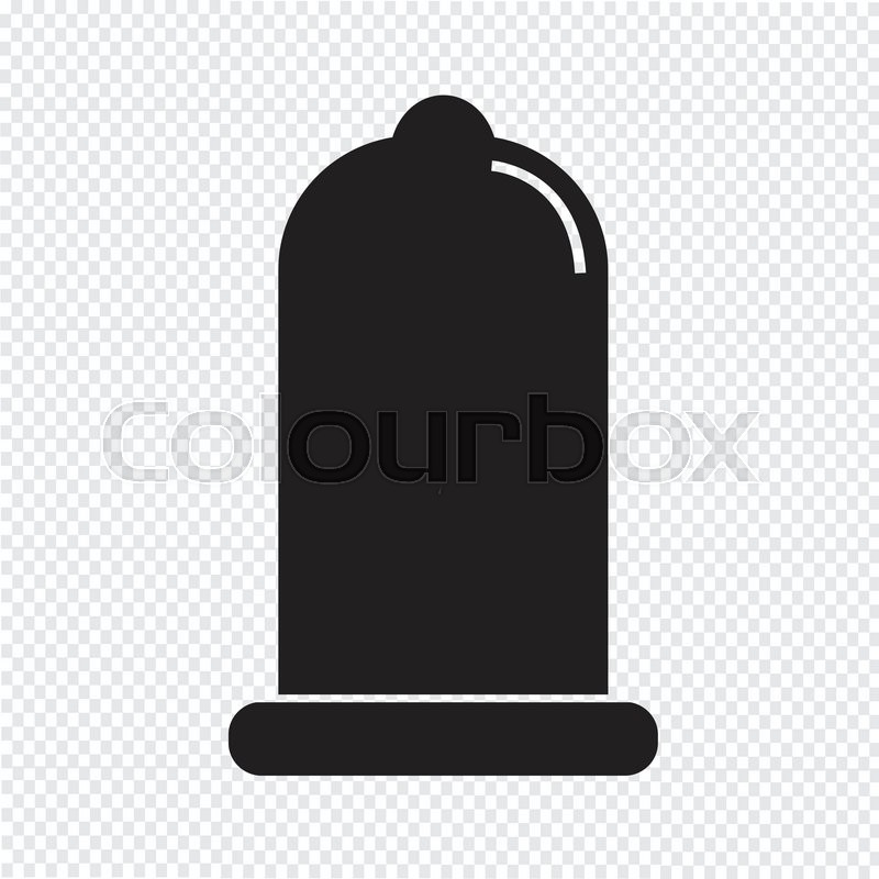 800x800 Condom Icon Protection Sign Stock Vector Colourbox