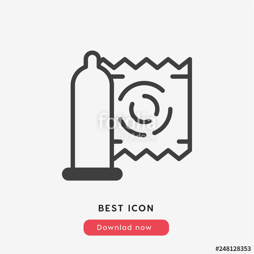 500x500 Condom Icon Vector Stock Image And Royalty Free Vector