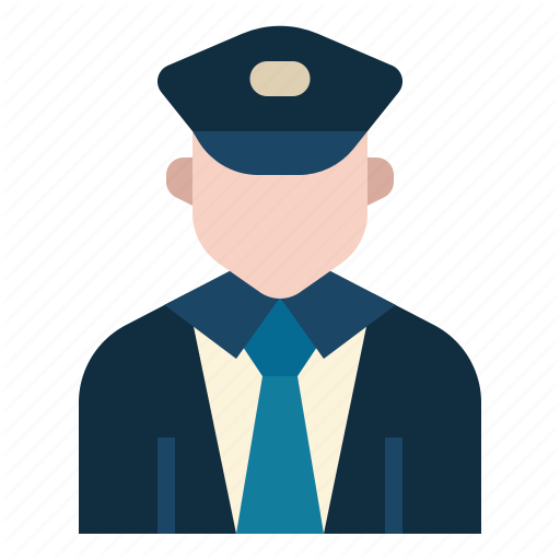 512x512 Avatar, Conductor, Crew, Profession, Rail, Train, Train Conductor Icon