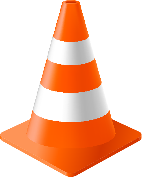 481x600 Orange Traffic Cone Vector Data For Free